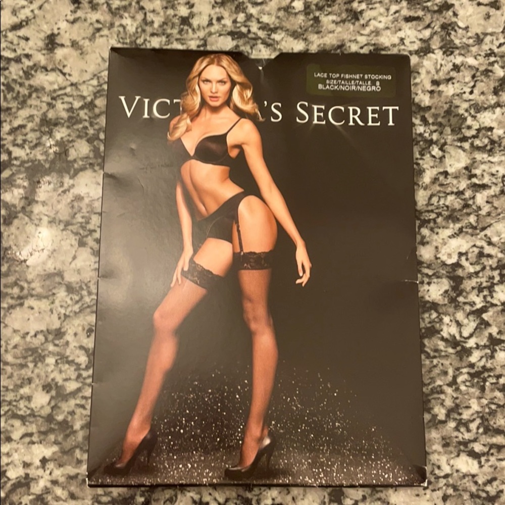 NWT Victoria’s Secret Lace Top Fishnet Stockings